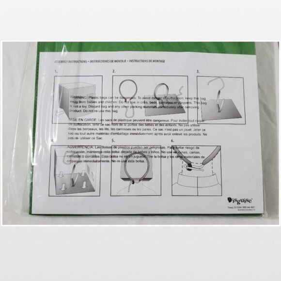 New Minecraft Halloween Costume Creeper Mojang Headpiece Green Mask NWT - Picture 14 of 15